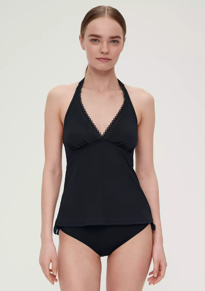 Tankini Top mit Stickerei-Detail