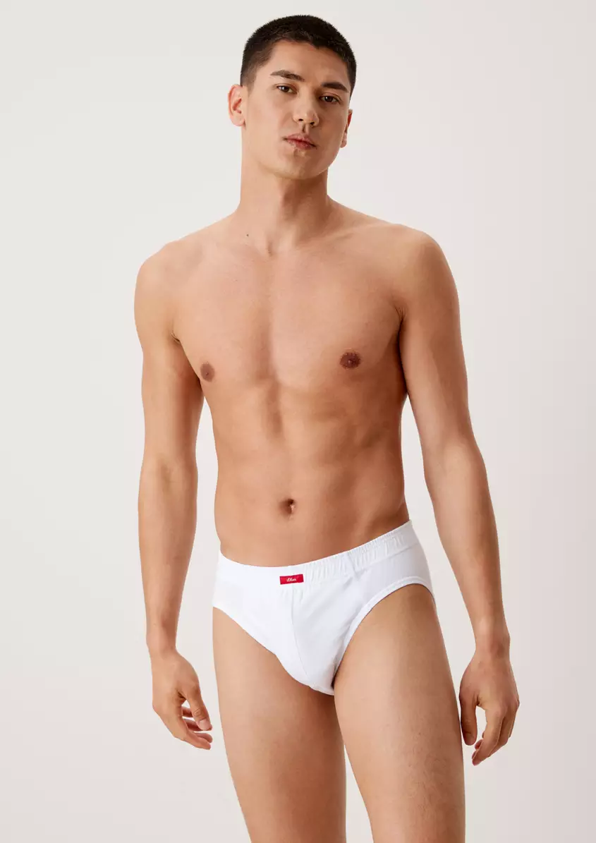 7er-Pack Baumwoll-Slip mit Logo