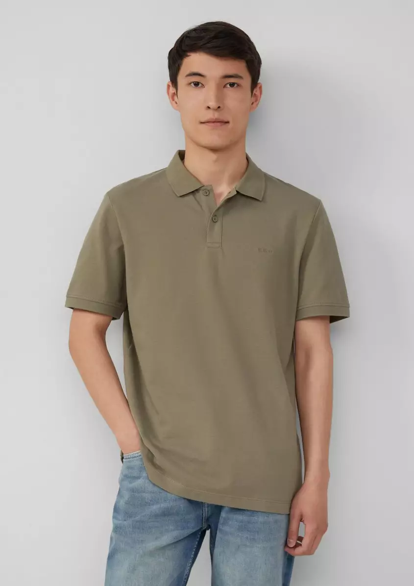 Poloshirt aus BaumwollpiquÃ©