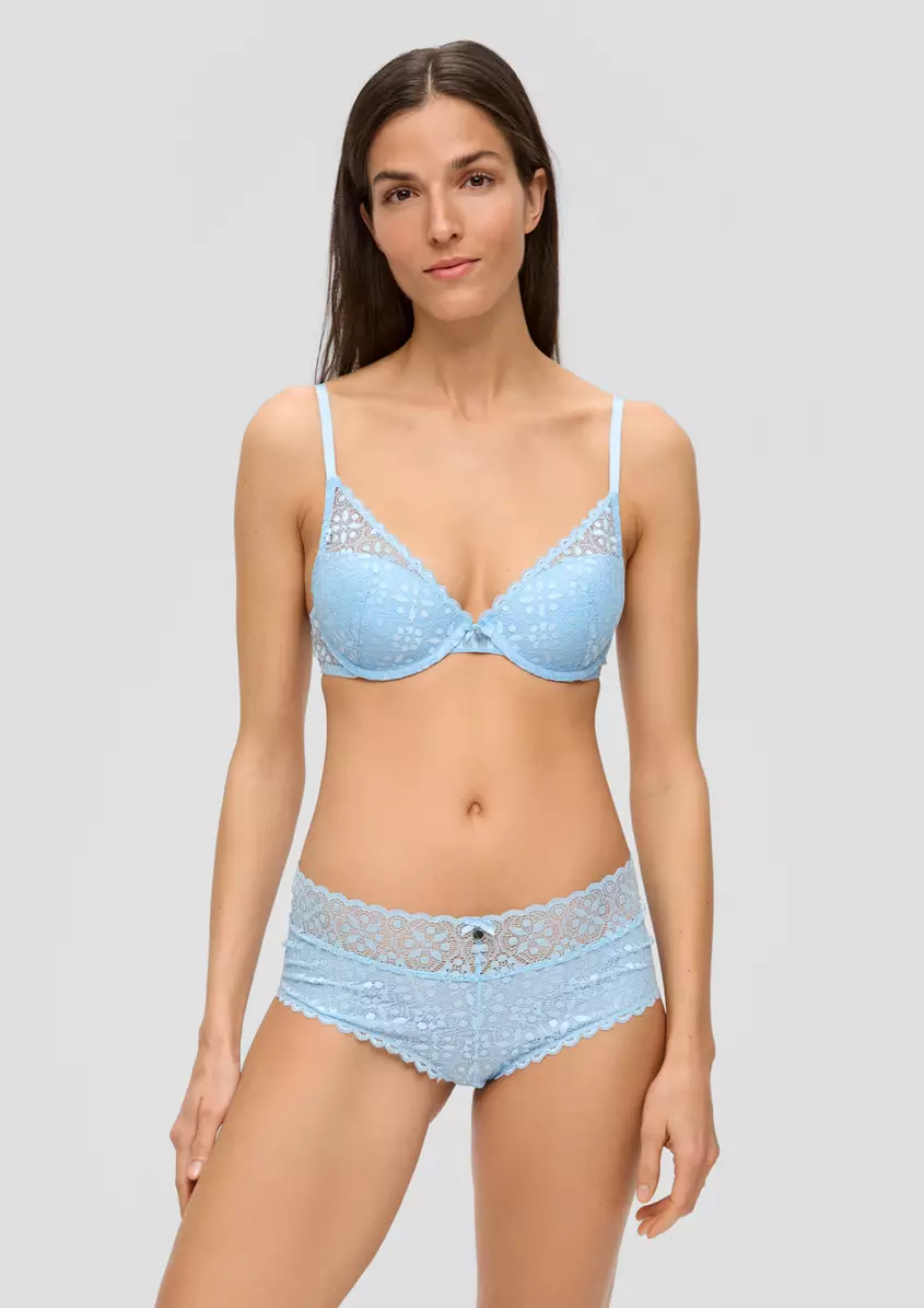 Highwaist-Slip mit Spitze