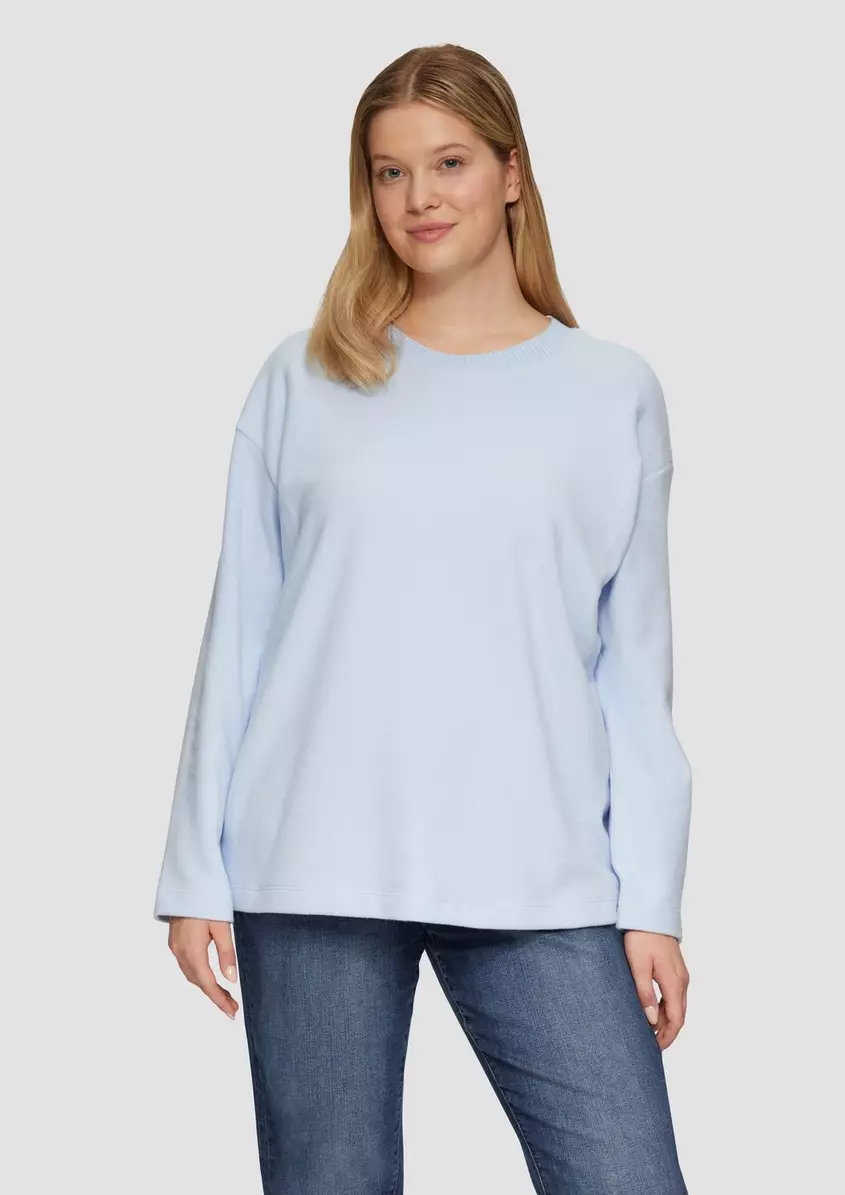 Weiches Sweatshirt mit Ã¼berschnittenen Schultern