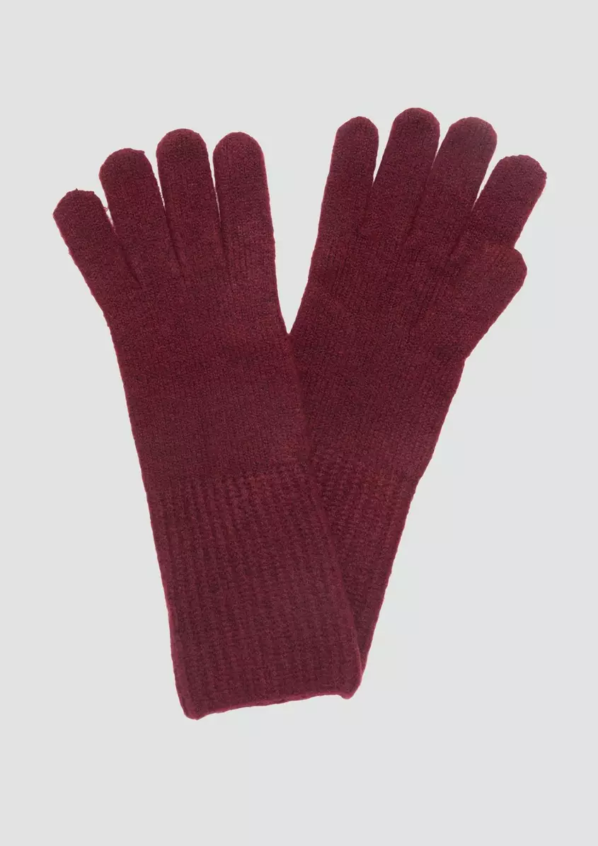 Handschuhe in Woll-Optik