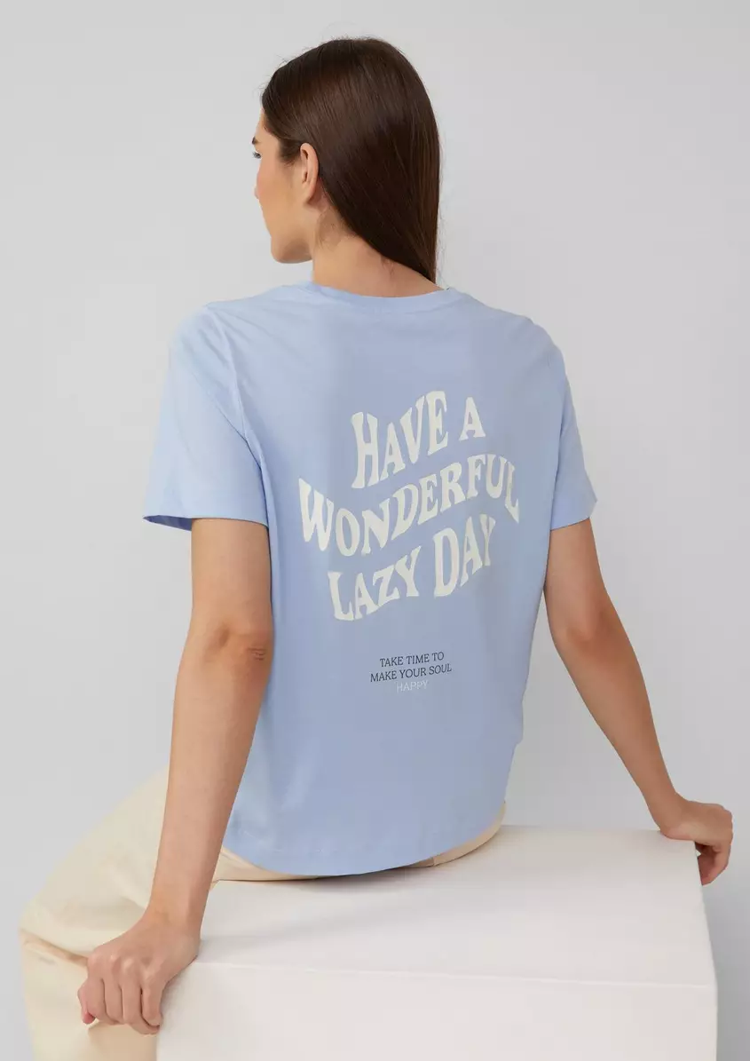 T-Shirt mit Front- und RÃ¼ckenprint