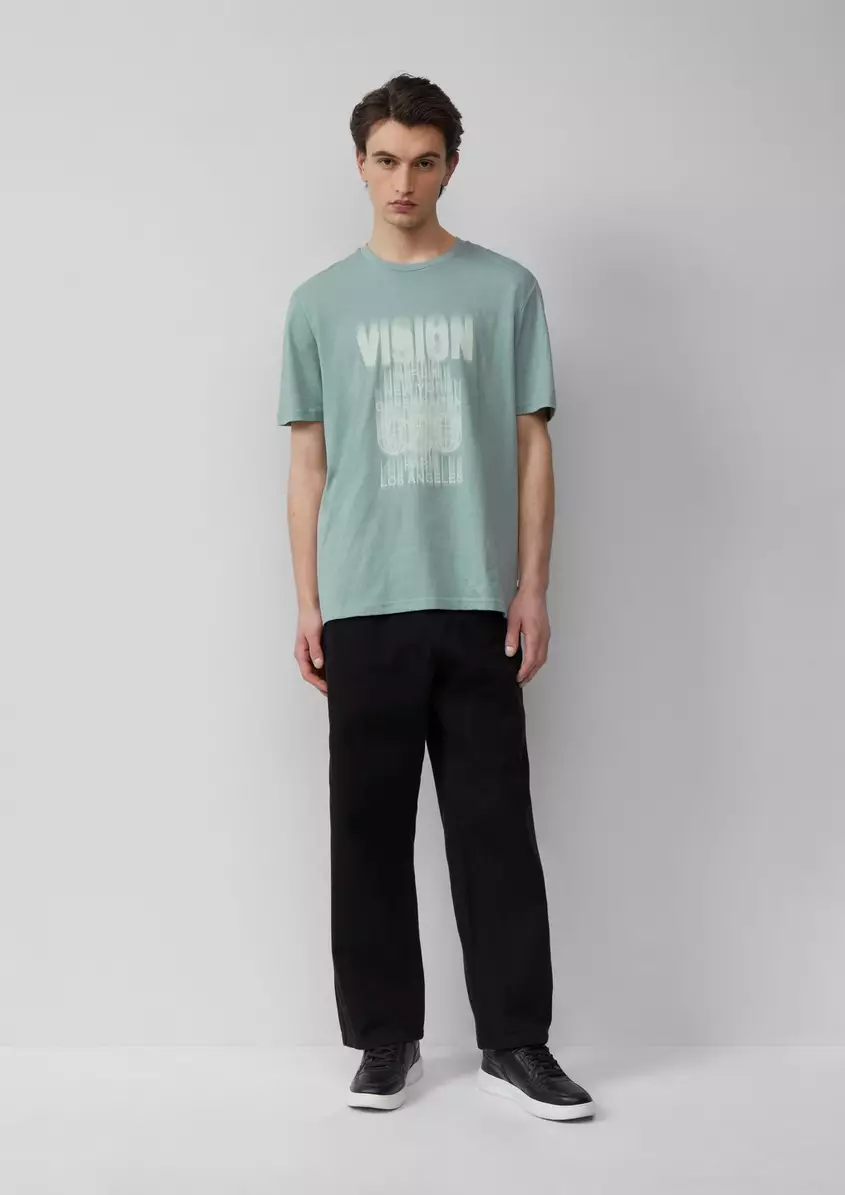 Gewaschene Jogger aus Heavy Twill