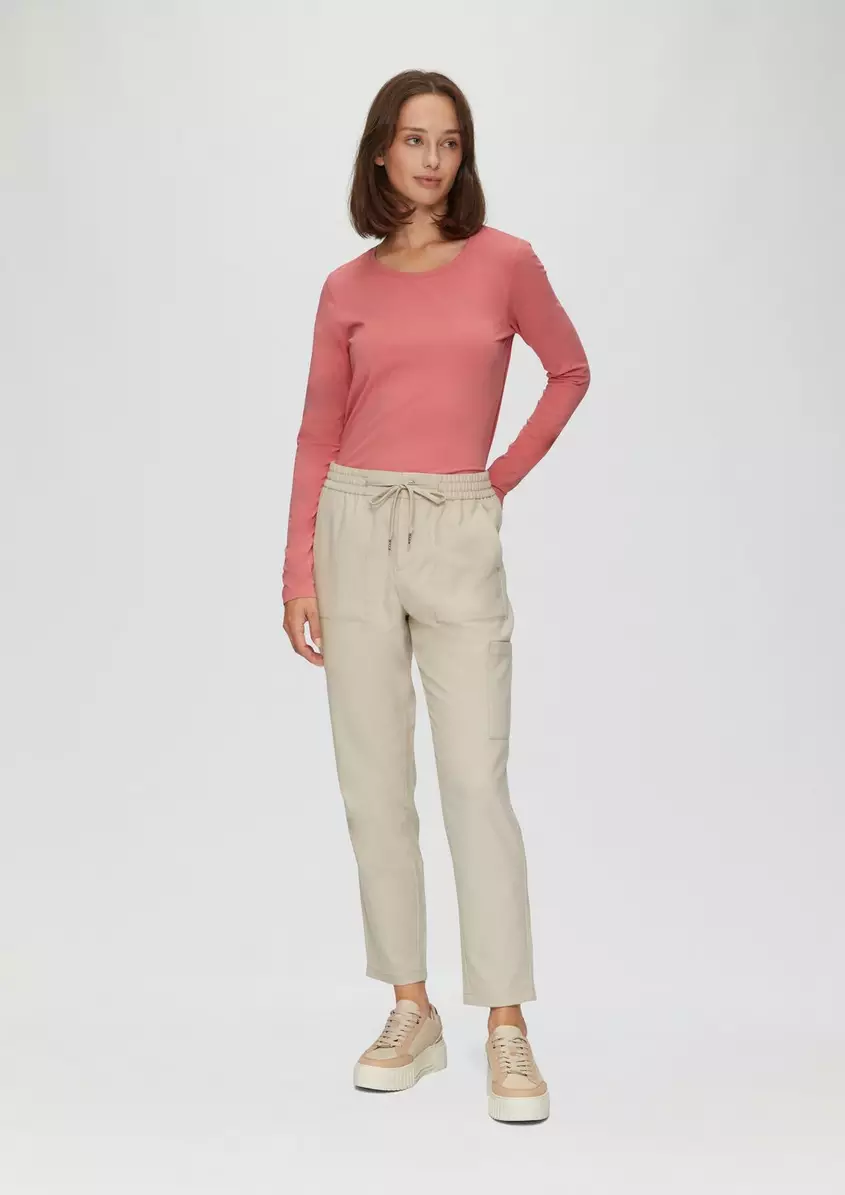 Weiche Relaxed-Jogpants mit Tapered Leg