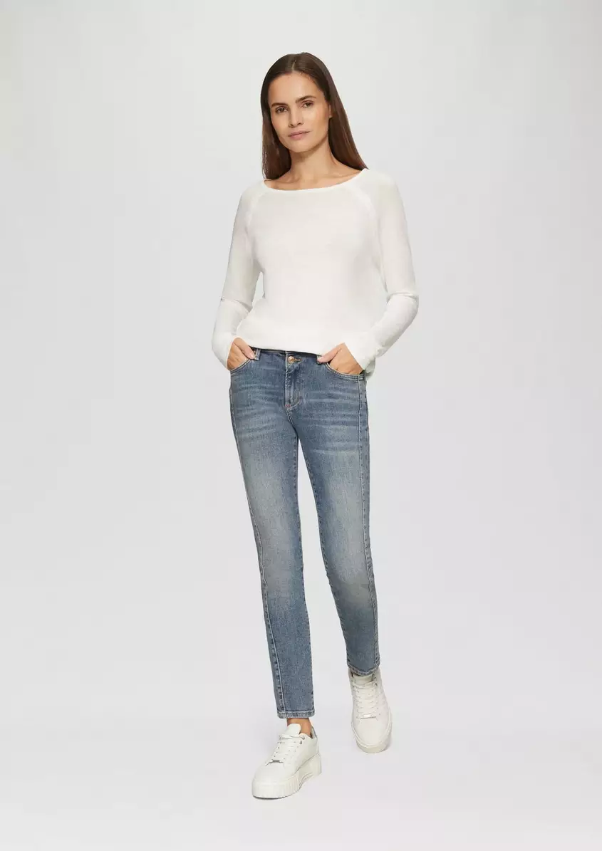 Jeans Betsy / Slim Fit / Mid Rise / Slim Leg / mit seitlichem Nahtdetail