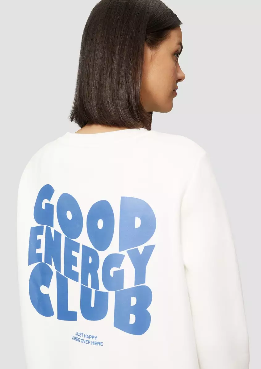 Weiches Sweatshirt mit Front- und RÃ¼ckenprint