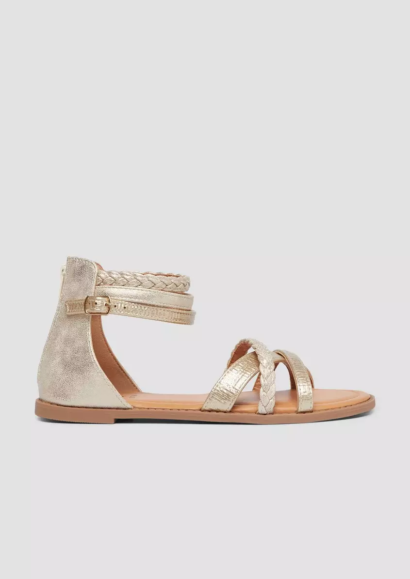 Sandalen mit ReiÃverschluss