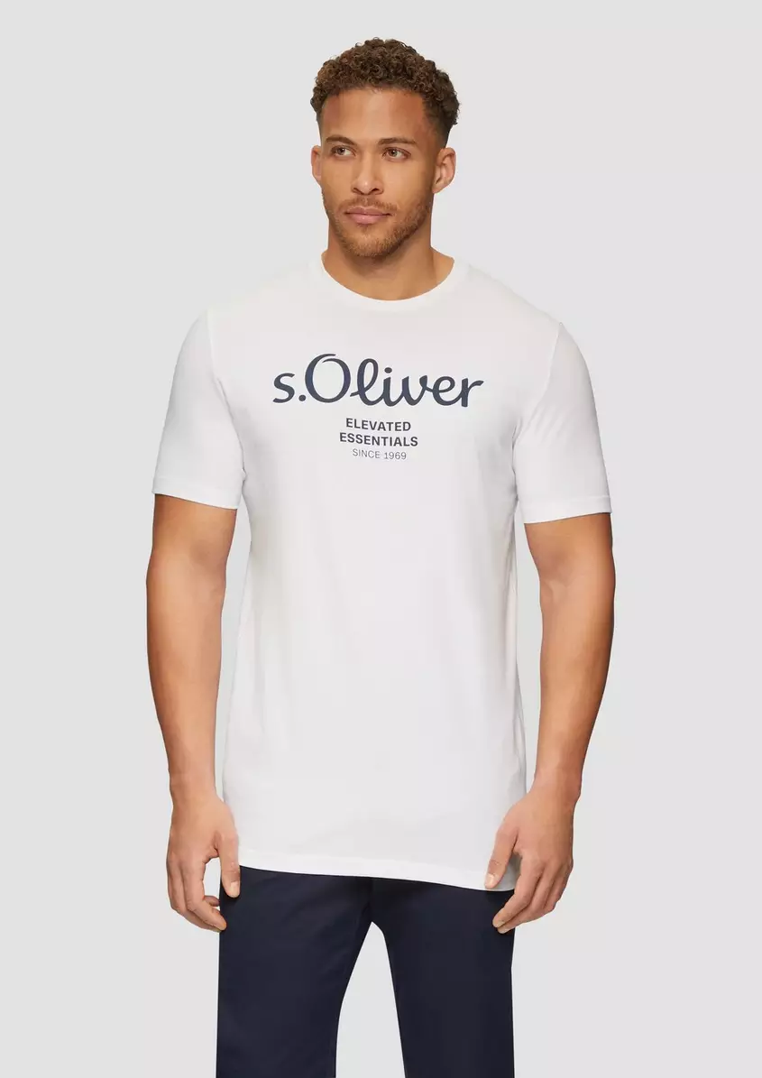 T-Shirt mit Logo-Print