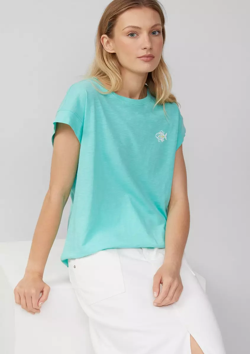 T-Shirt im Relaxed Fit mit kleinem Artwork