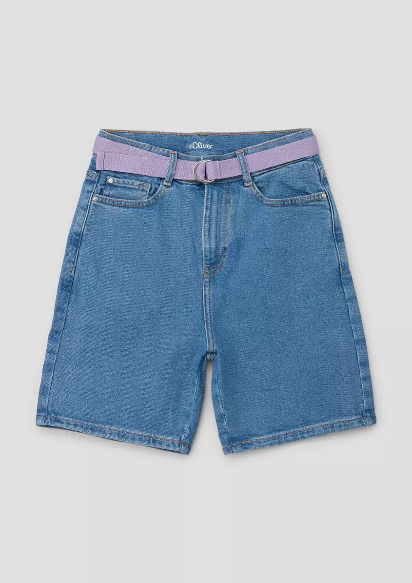 Bermuda Jeans / Loose Fit / Super High Rise / Semi Wide Leg