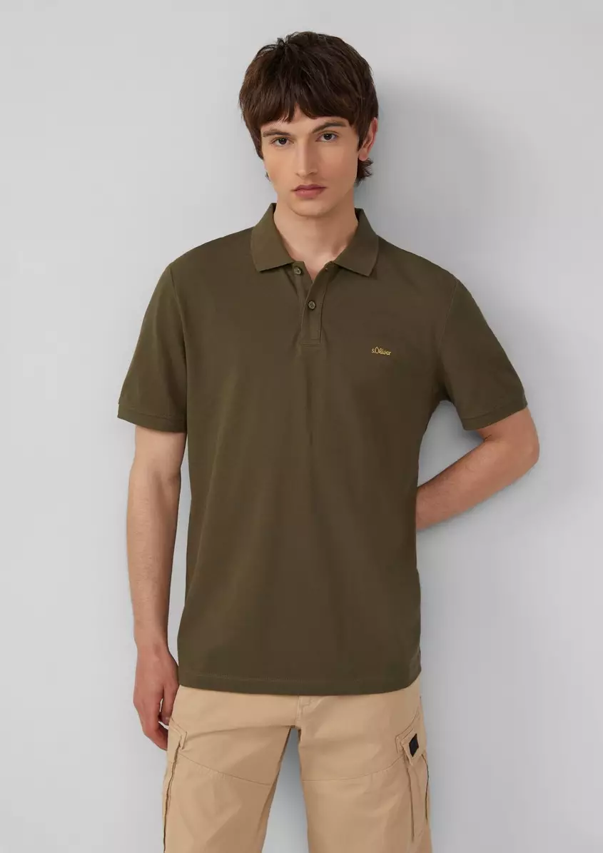Poloshirt aus BaumwollpiquÃ©