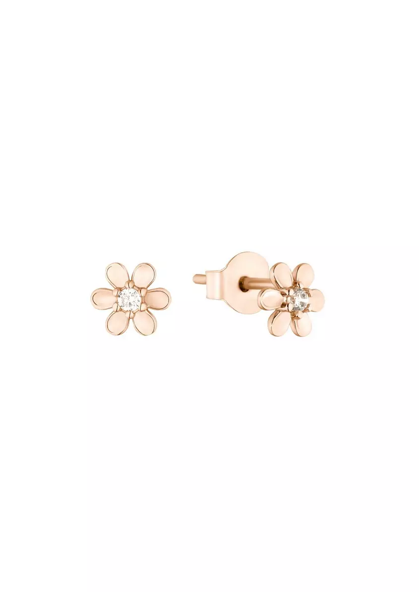 Ohrstecker mit BlÃ¼ten-Motiv