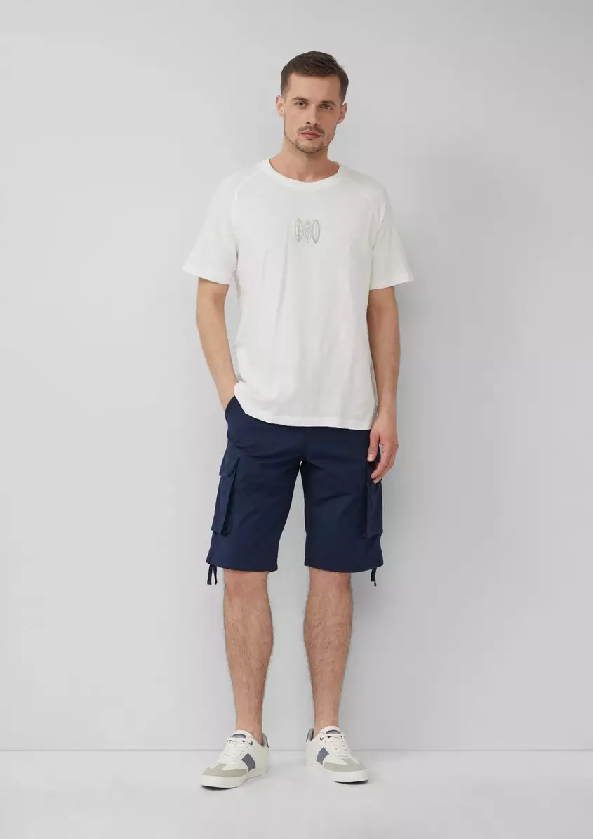 File: Cargo-Bermuda im Relaxed Fit mit Ripstop-Struktur