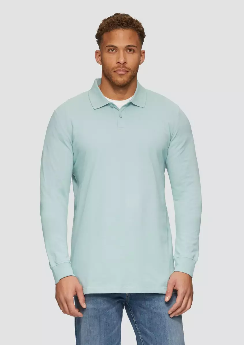 Poloshirt aus PiquÃ© mit Logo-Stickerei