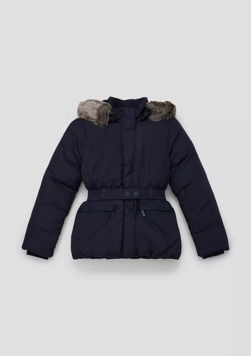 Wattierte Jacke mit Fleece-Futter