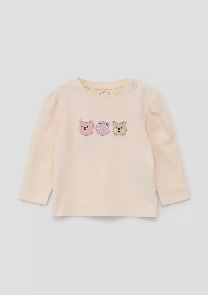 Longsleeve mit Applikation