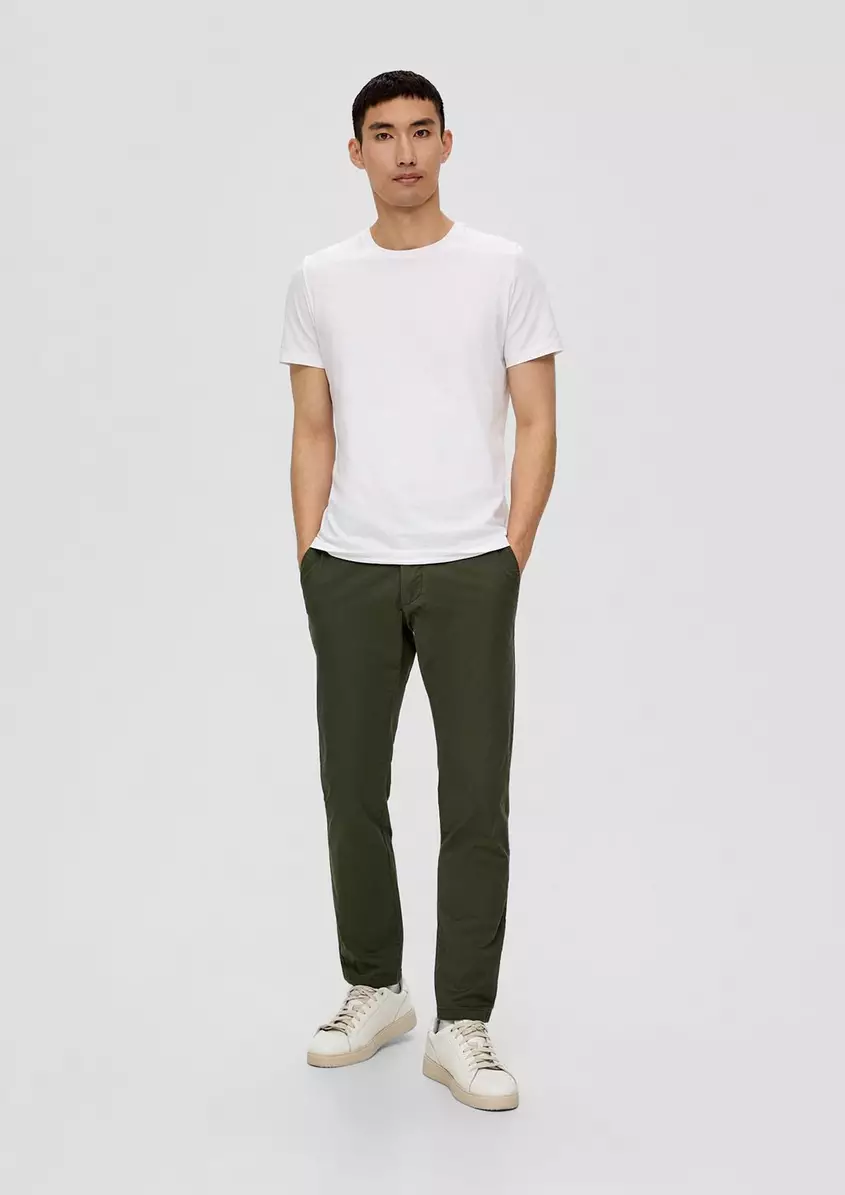 Austin: Slim Fit-Chino aus Baumwolltwill