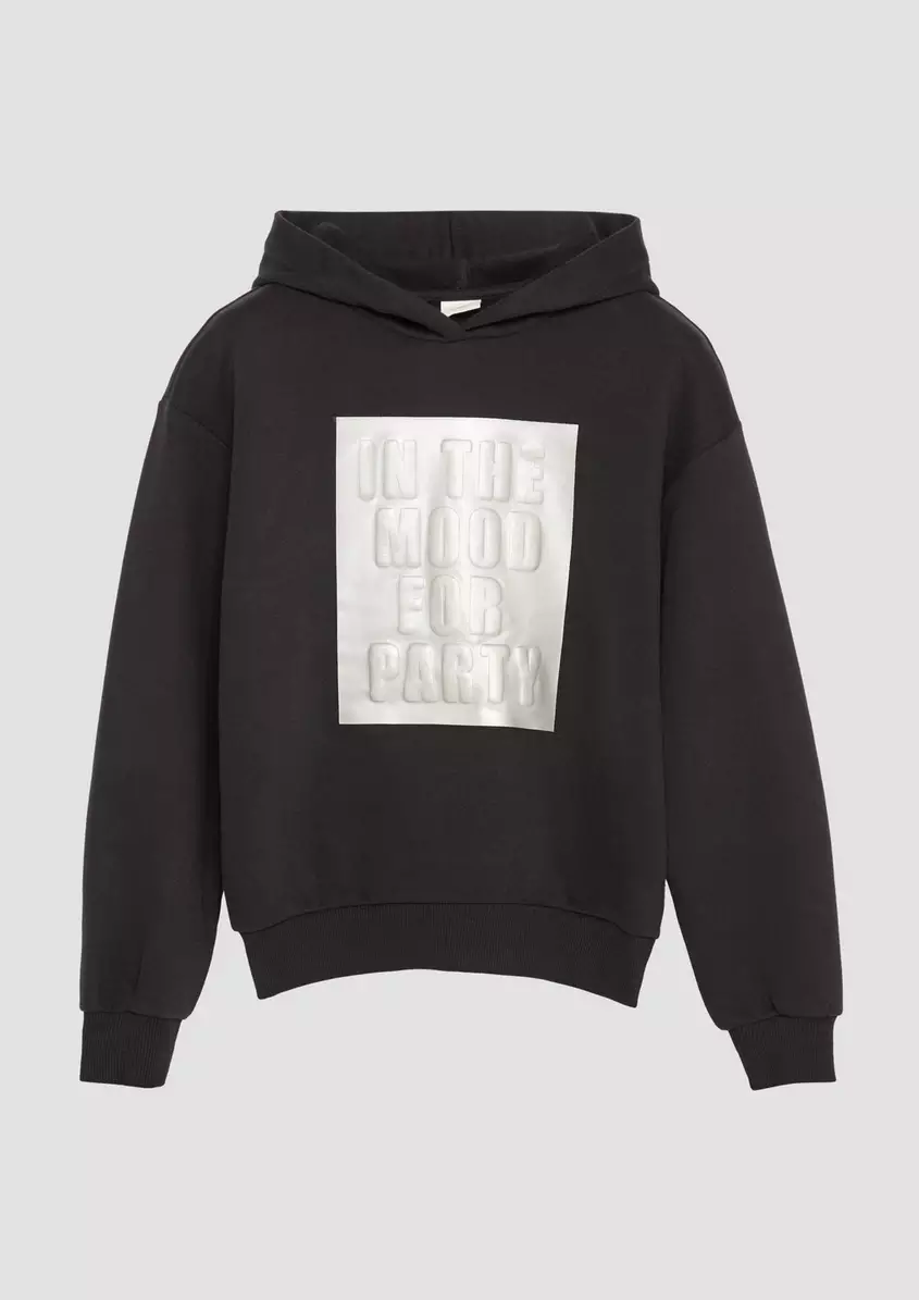 WÃ¤rmender Hoodie mit Metallic-Print