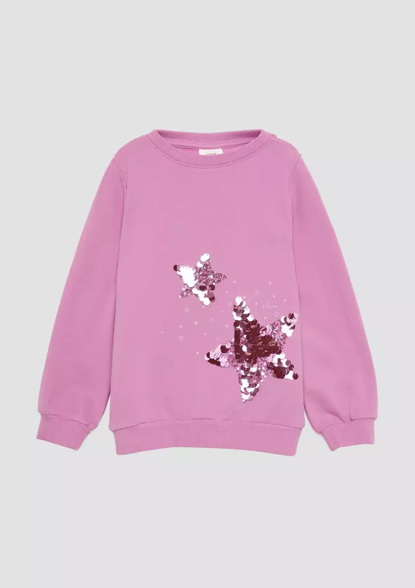 WÃ¤rmende Sweatshirt mit Pailletten
