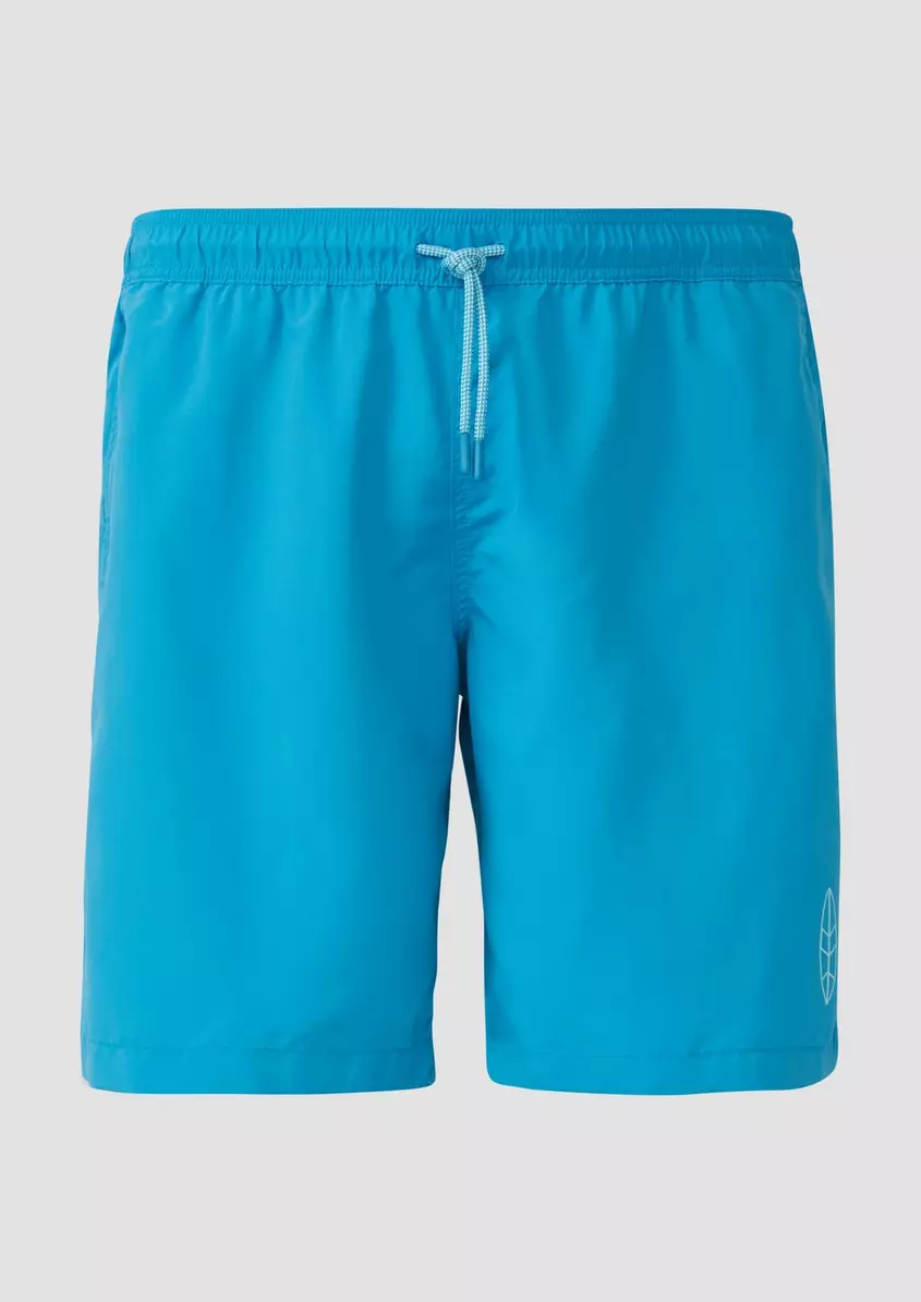 Badeshorts mit Print-Detail
