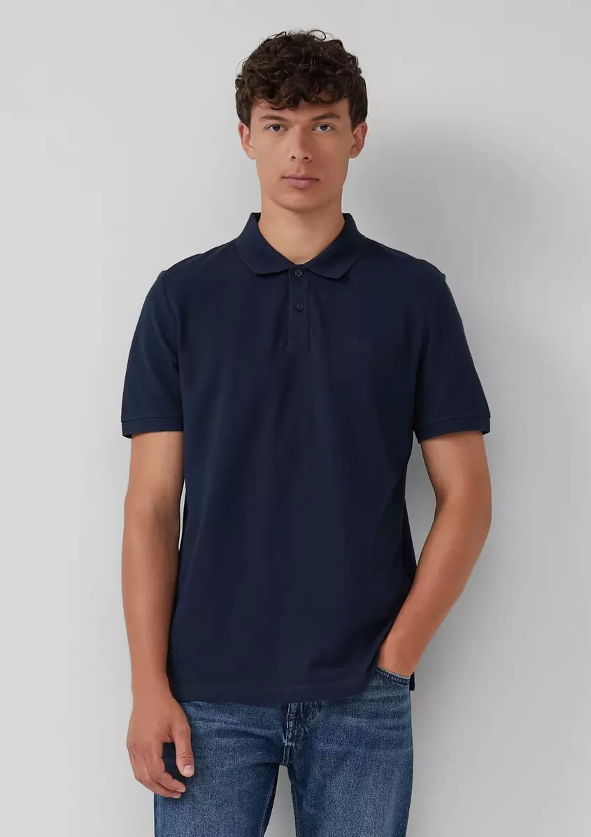 Poloshirt aus PiquÃ© mit Logo im Doppelpack