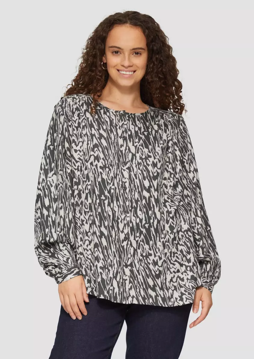 Viskosebluse im Loose Fit