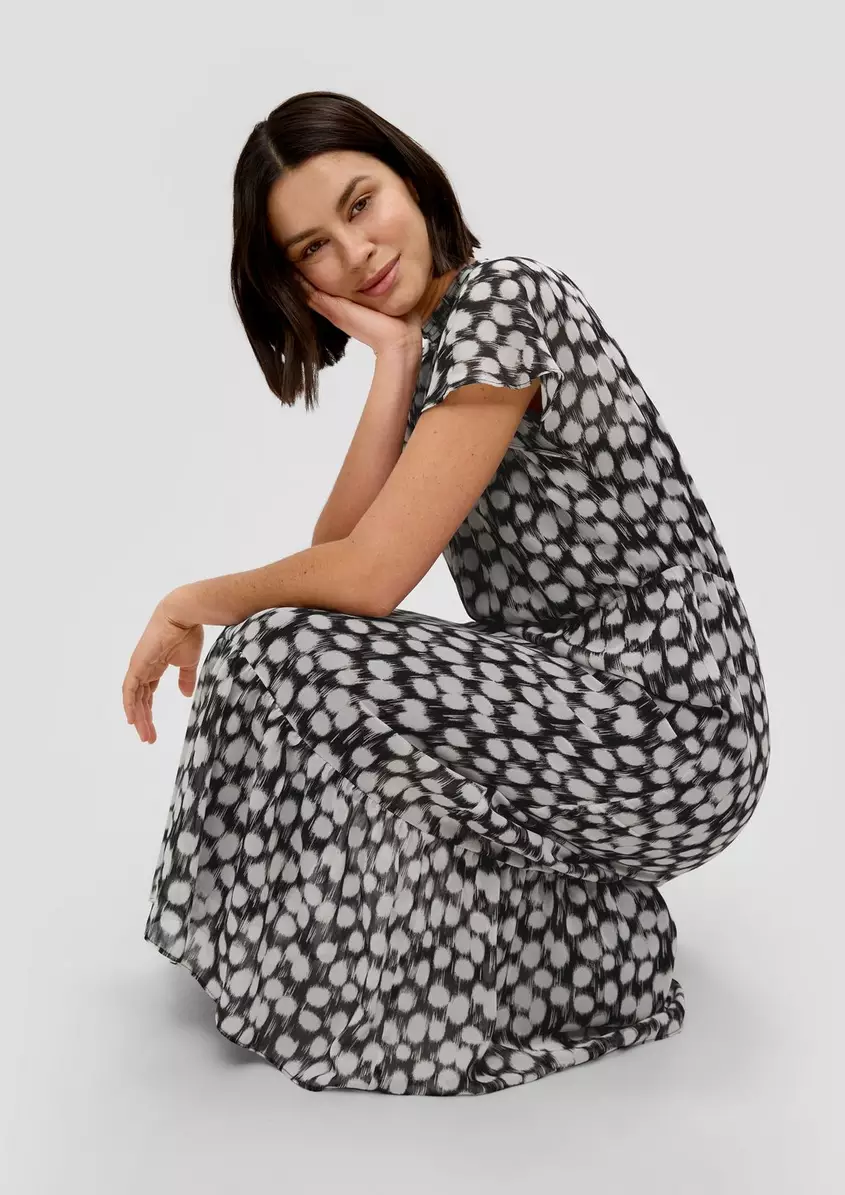 Maxikleid mit All-over-Print