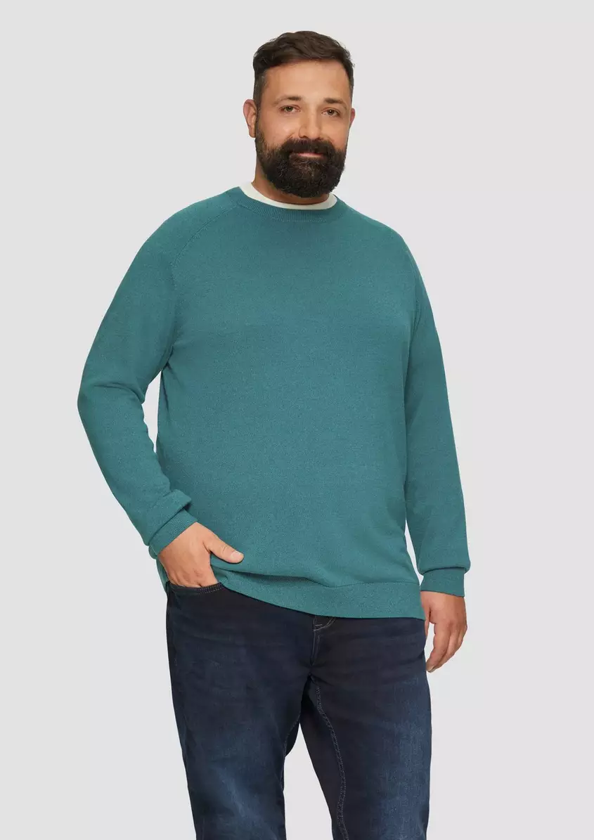 Strickpullover mit RippbÃ¼ndchen
