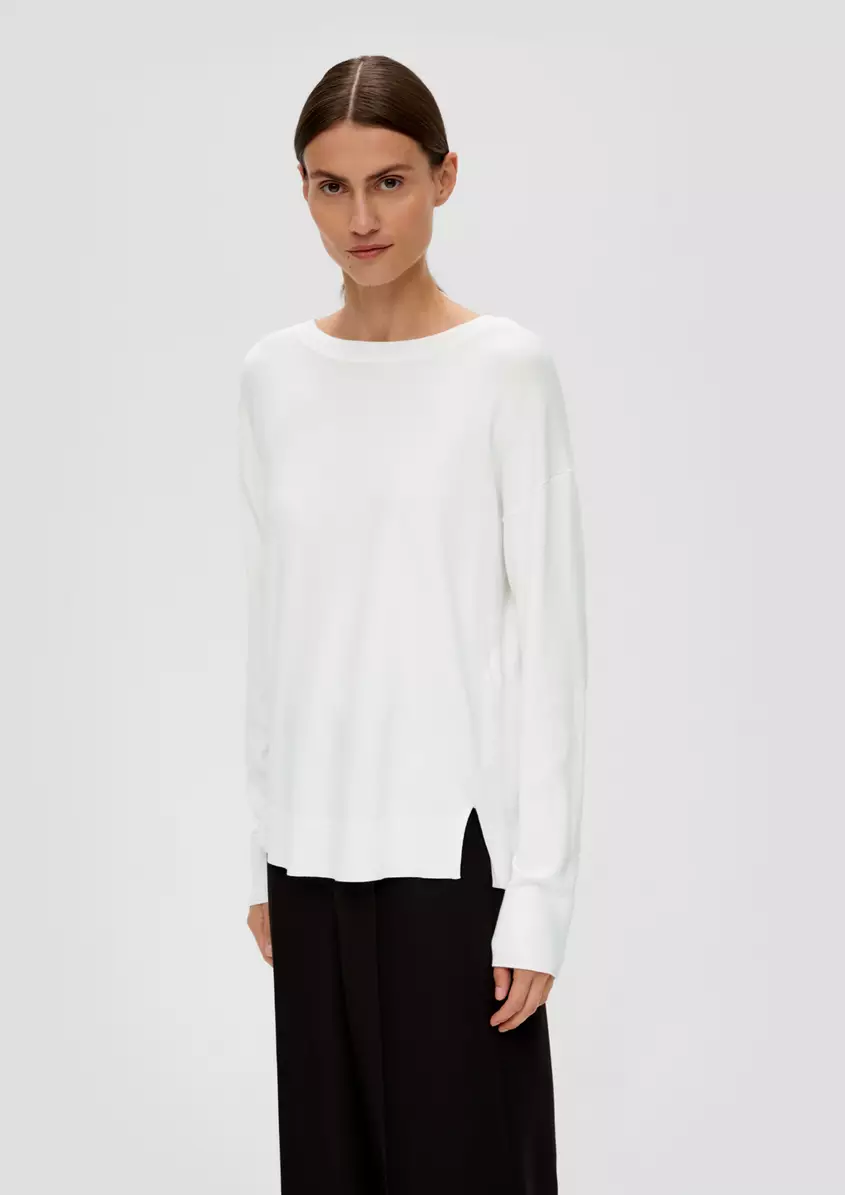Leichter Pullover aus Viskosemix