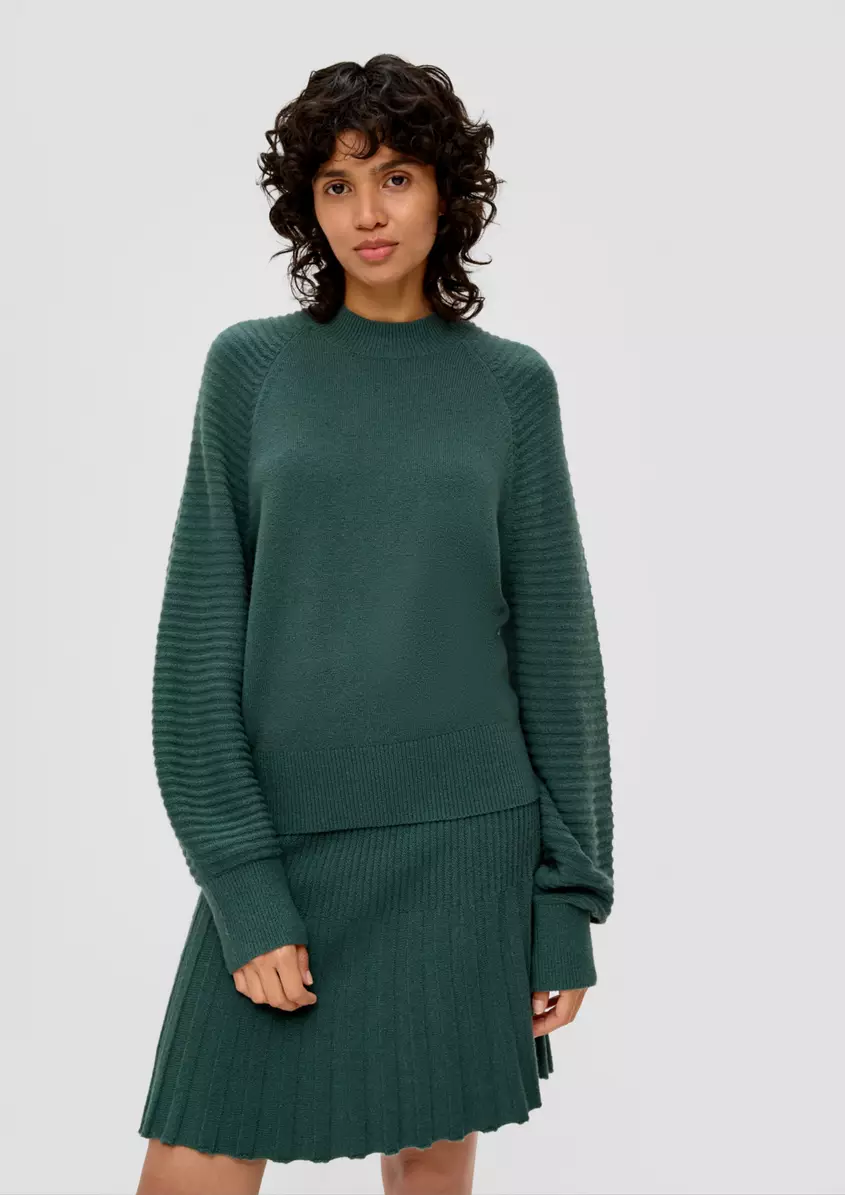 Pullover mit Wollanteil