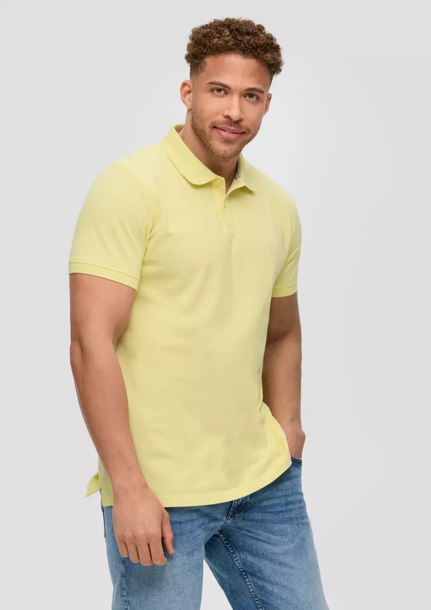 Poloshirt mit PiquÃ©struktur