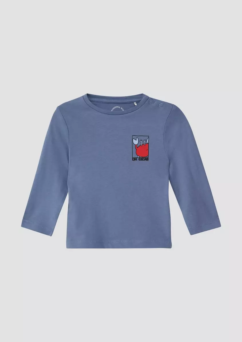Weiches Longsleeve mit Front- und RÃ¼ckenprint