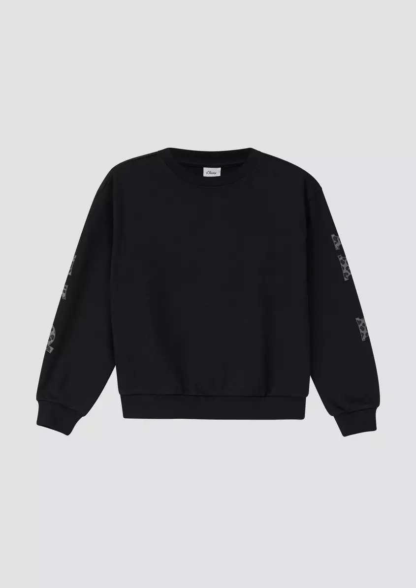 Oversize-Sweatshirt mit Print auf Ãrmeln und RÃ¼cken