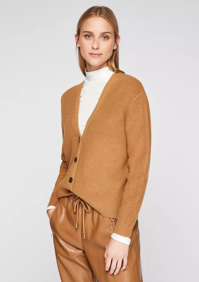 Cardigan aus Baumwollmix