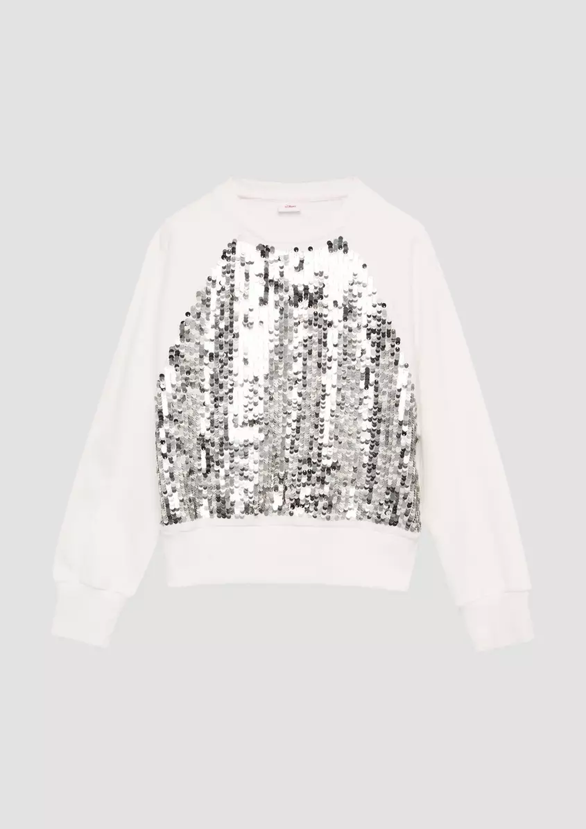 Sweatshirt mit Pailletten