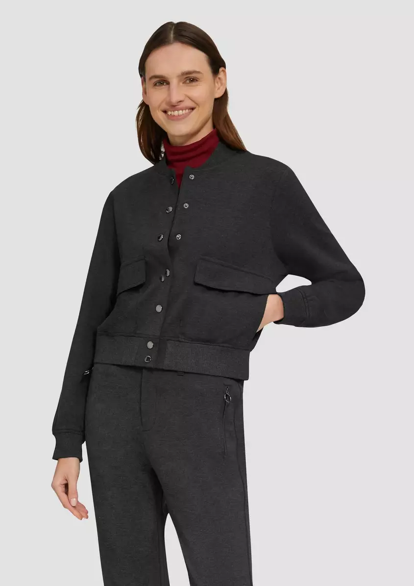 Blouson aus Interlock-Jersey