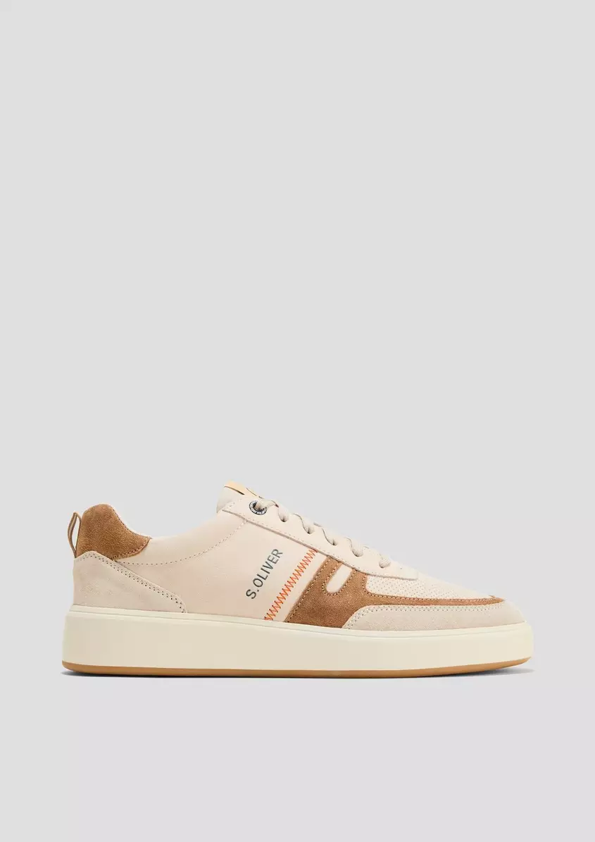 Sneaker aus Leder mit Logo-Detail