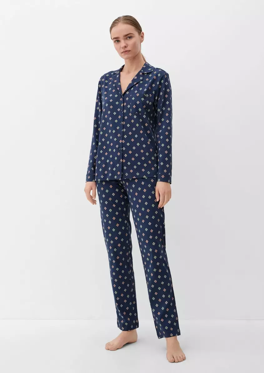 Pyjama aus Baumwollmix