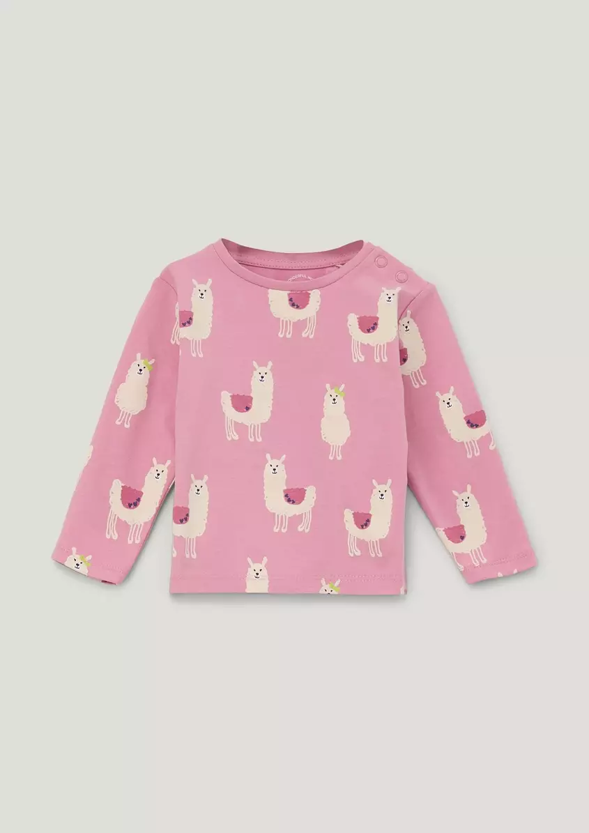 Longsleeve mit Allover-Print