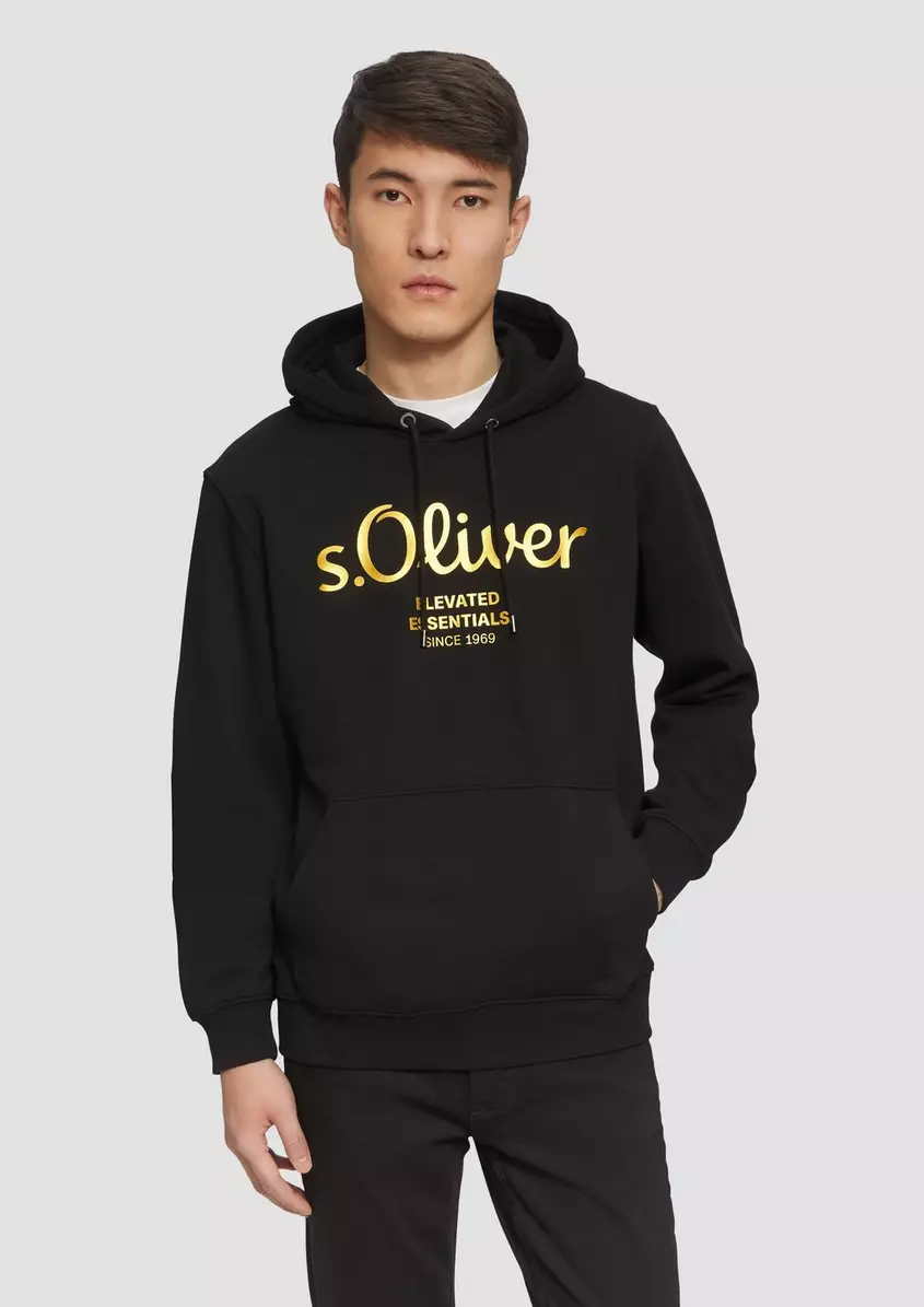 Hoodie mit Gold- oder Silber-Print