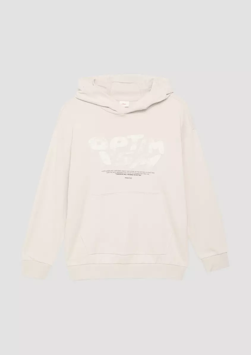 Oversized Hoodie mit Frontprint
