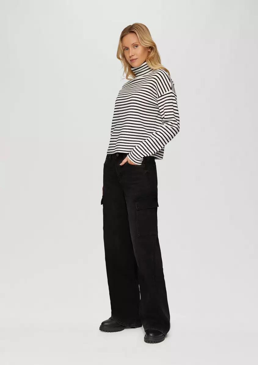 Jeans Suri / Regular Fit / Mid Rise / Wide Leg / mit Cargotaschen