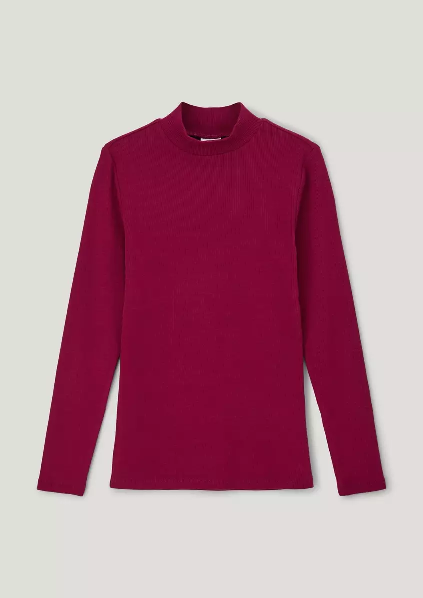 Longsleeve mit Rippstruktur