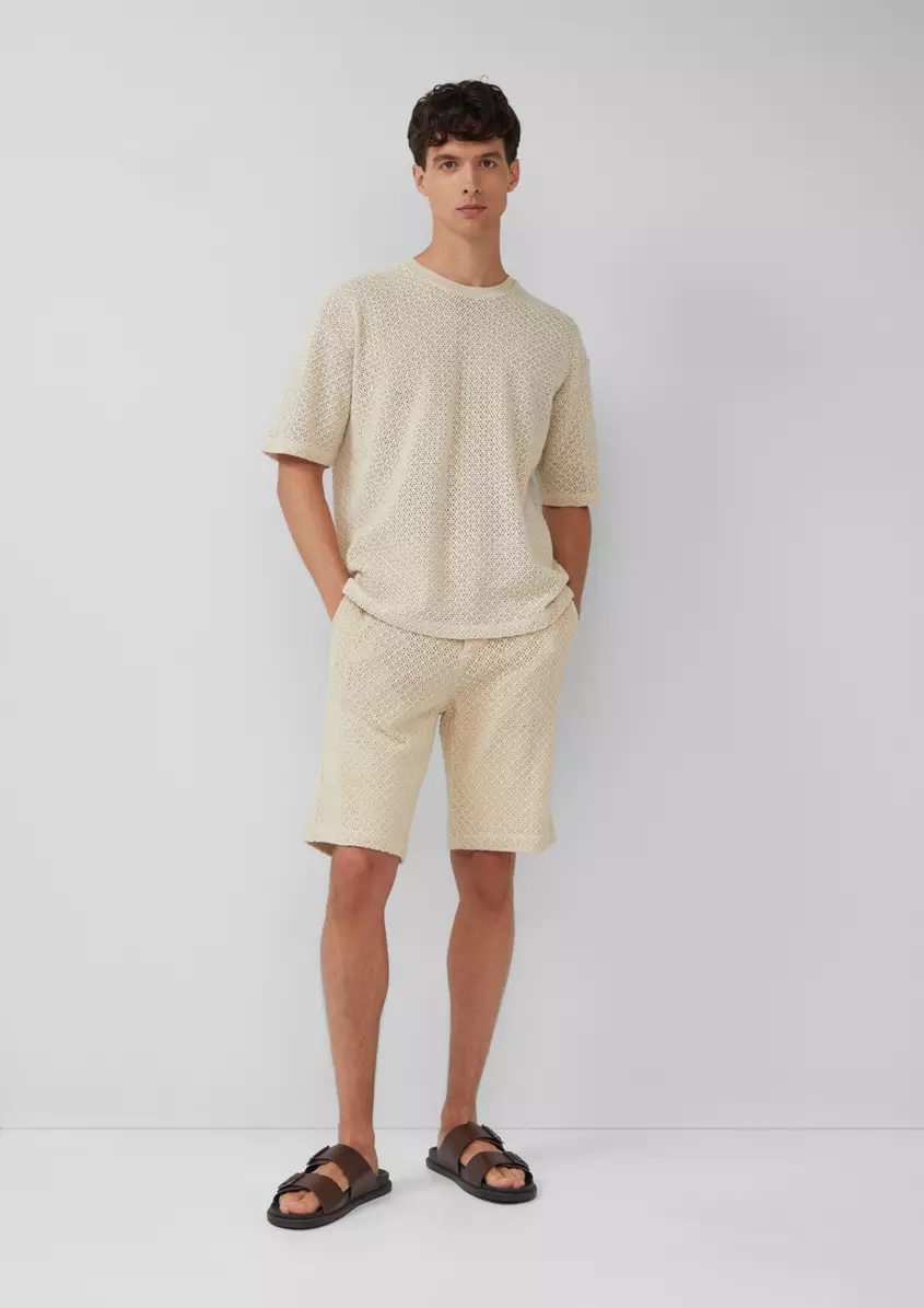 HÃ¤kel-Shorts im Relaxed Fit aus Baumwolle