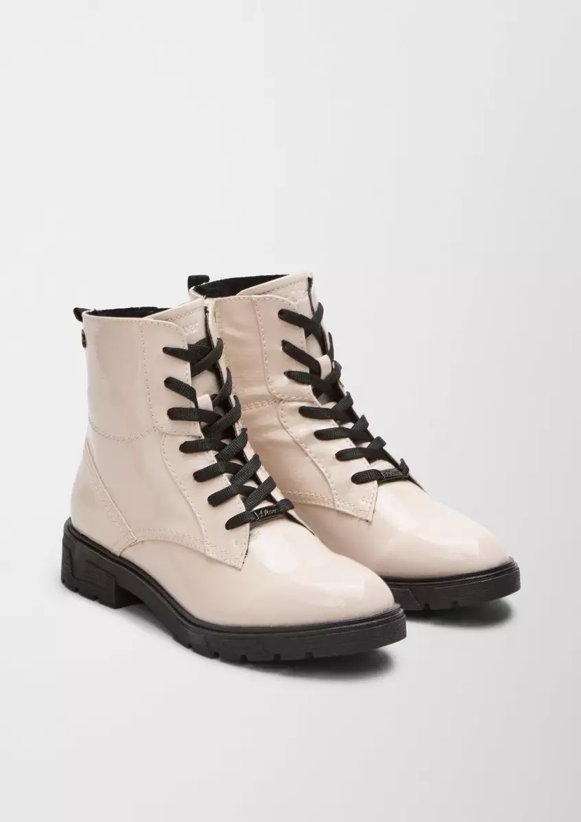 SchnÃ¼rboots mit ReiÃverschluss