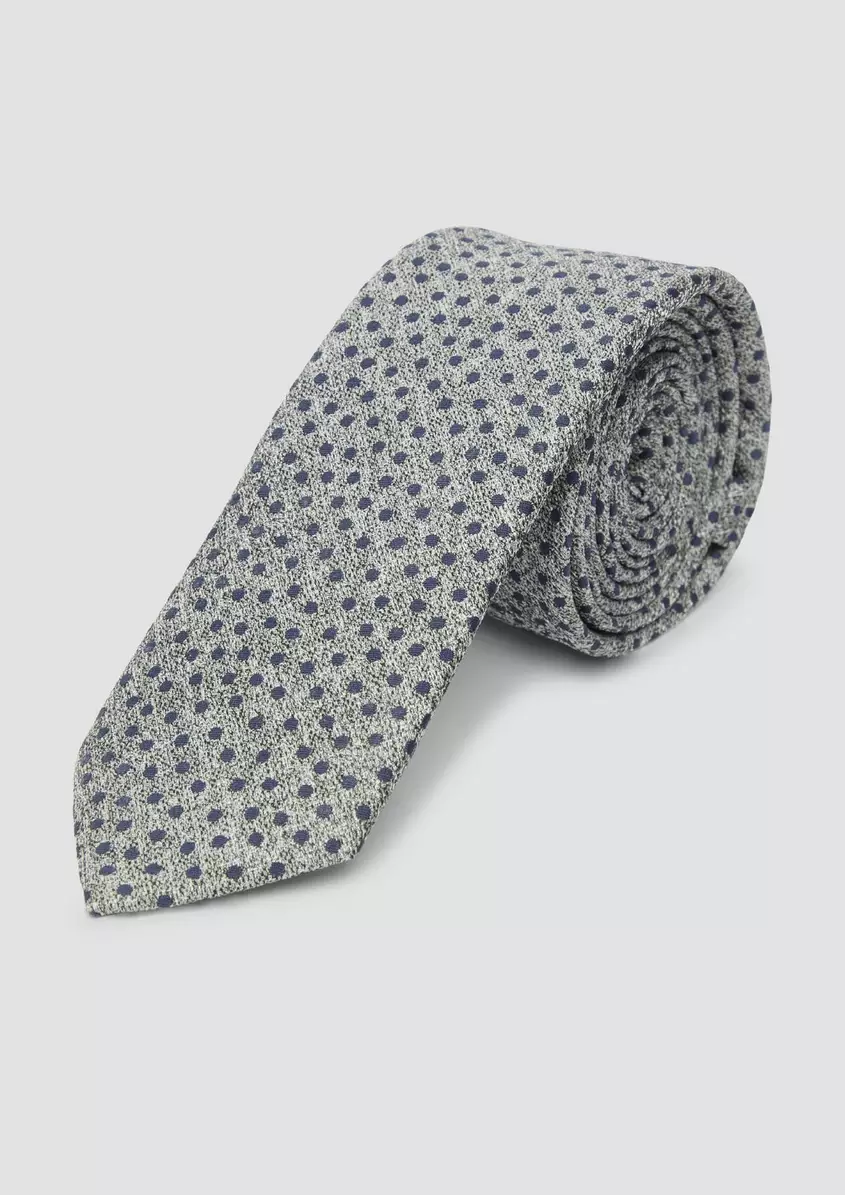 Elegante Business-Krawatte aus Seidenmix mit Jacquard-Muster