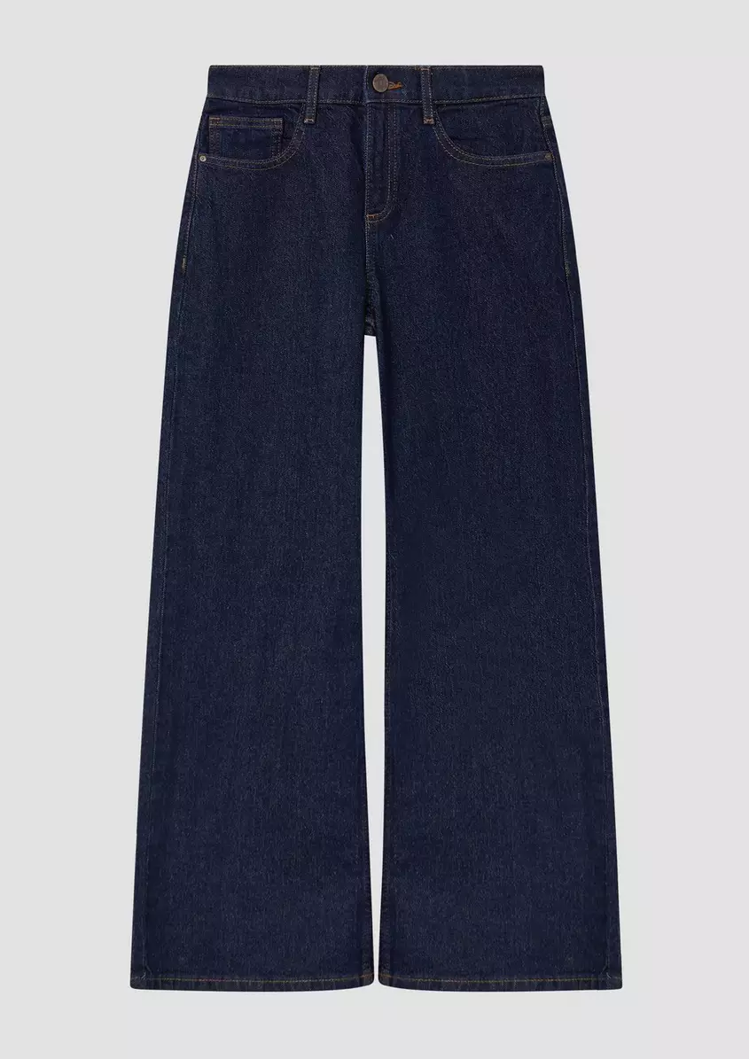 Jeans / Regular Fit / Mid Rise / Wide Leg