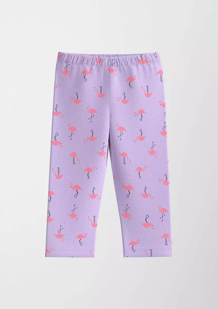 Capri Leggings aus Baumwollstretch