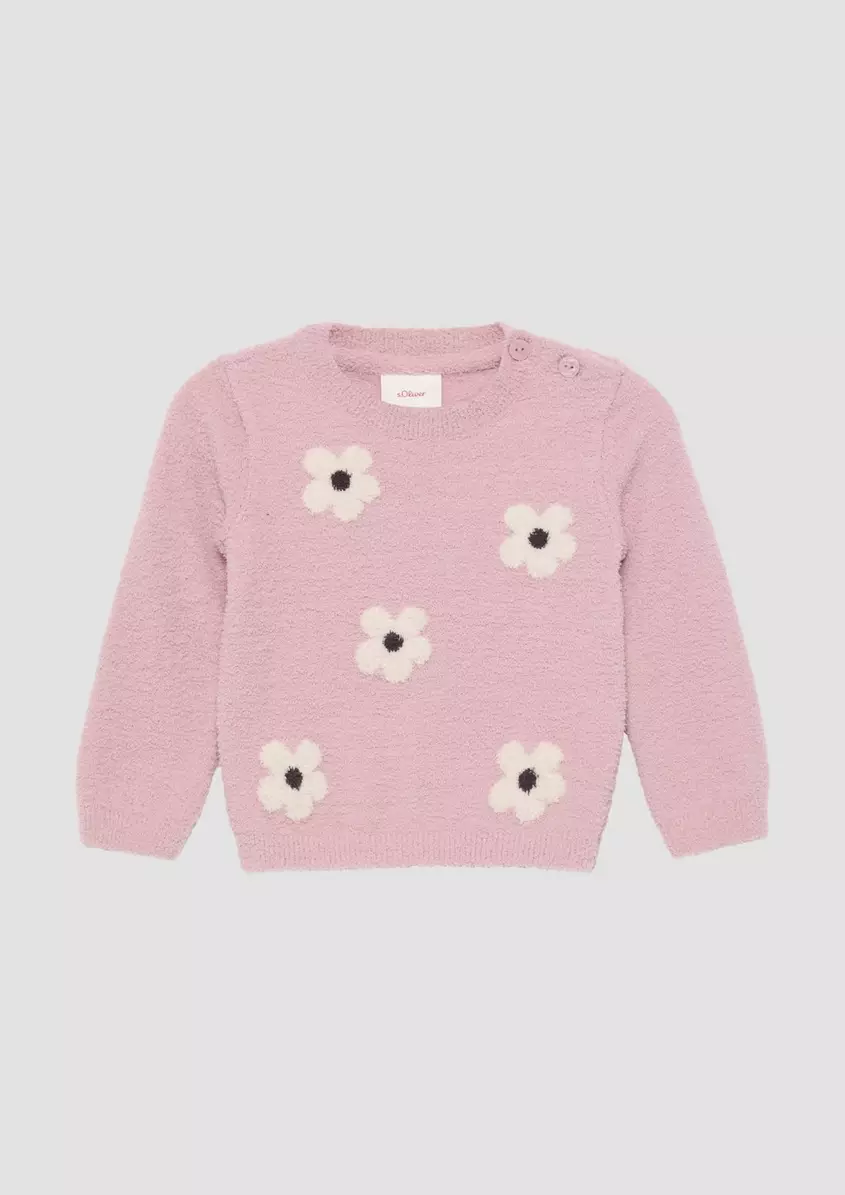Weicher Strickpullover aus BouclÃ©